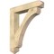 Ekena Millwork Legacy Arts and Crafts Rough Sawn Bracket w/ Offset Brace, Douglas Fir, 8"W x 42"D x 48"H BKT0806X42X48LEC03RDF - alternate 1